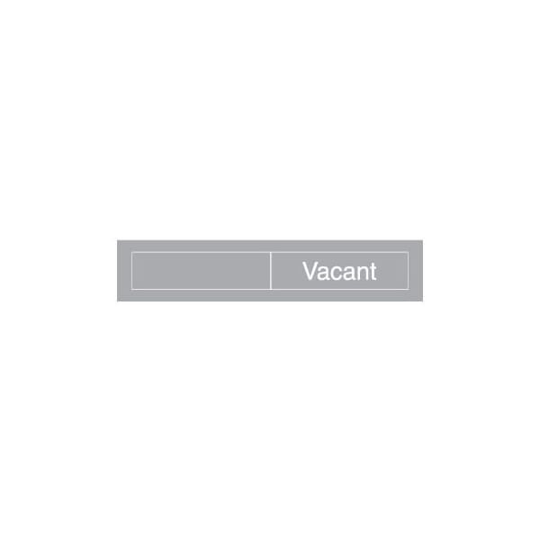 Engraved Occupancy Sign - Occupied Vacant - Black